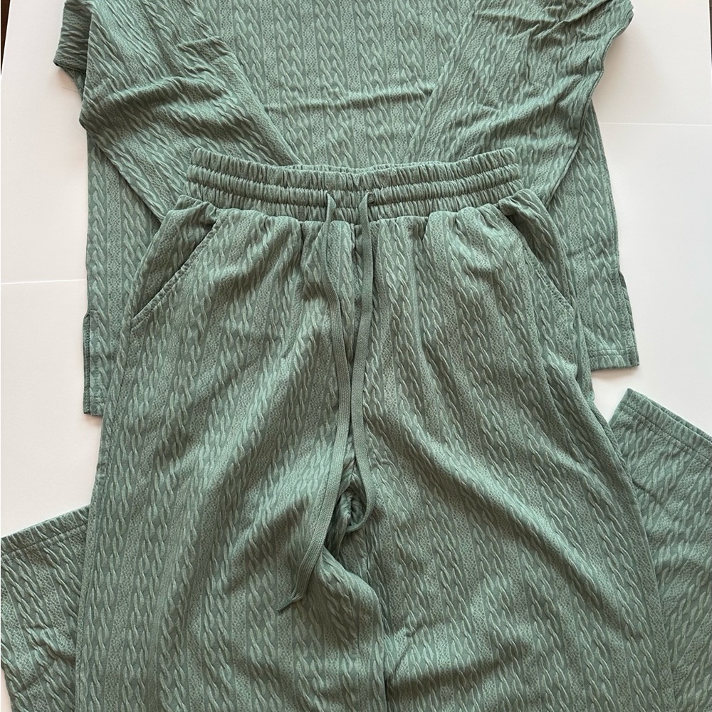 Green Loungewear Set